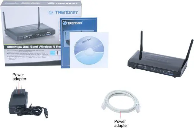 Alt view image 9 of 9 - TRENDnet TEW-671BR Concurrent Dual Band Wireless N Router IEEE 802.3/3u, 802.11a/b/g/n draft 2.0, 802.1d Spanning Tree