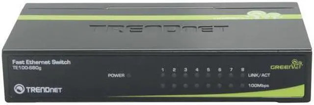Alt view image 2 of 5 - TRENDnet TE100-S80g Smart GREENnet Switch