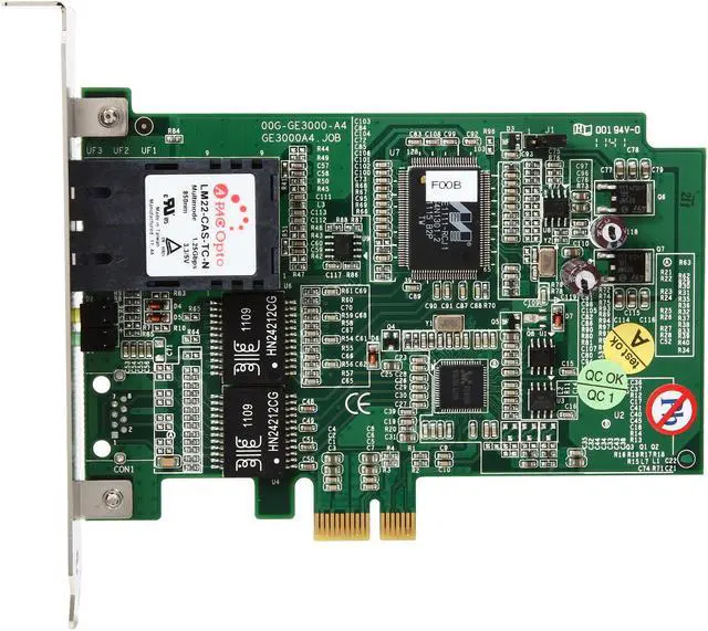 Alt view image 3 of 5 - TRENDnet TEG-ECSX Gigabit Fiber Adapter 1000Mbps PCI-Express Multi-Mode SC-type