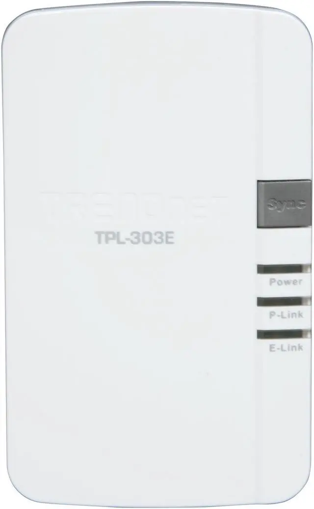 Alt view image 2 of 6 - TRENDnet TPL-303E2K Powerline AV Adapter Kit Up to 200Mbps