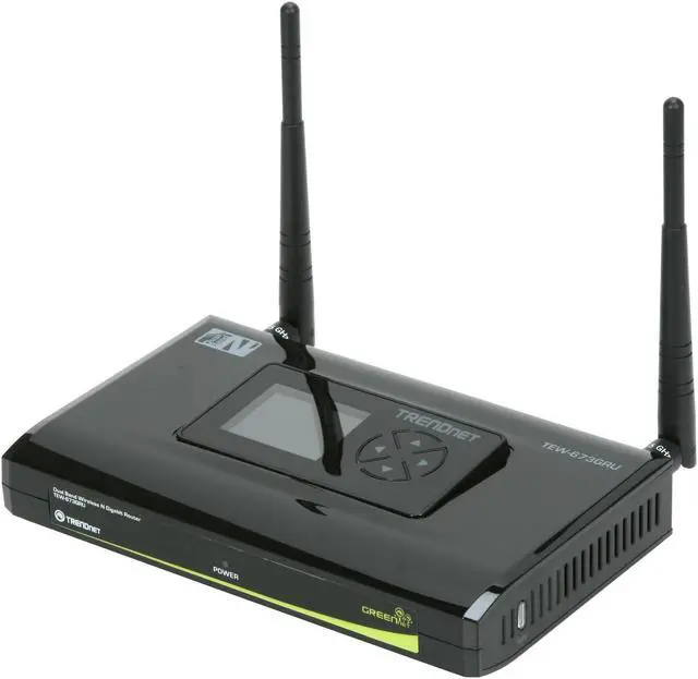 Main image of TRENDnet TEW-673GRU N600 Concurrent Dual Band Gigabit Wireless Router, IEEE 802.11a/b/g/n, with USB Storage & Printer Sharing