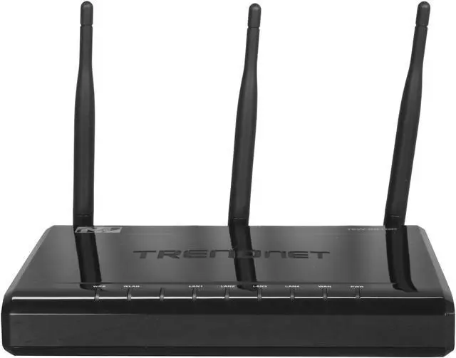 Alt view image 2 of 5 - TRENDnet TEW-691GR 2.4GHz N450 Wireless Gigabit Router up to 450Mbps Wireless Technology IEEE 802.11b/g/n