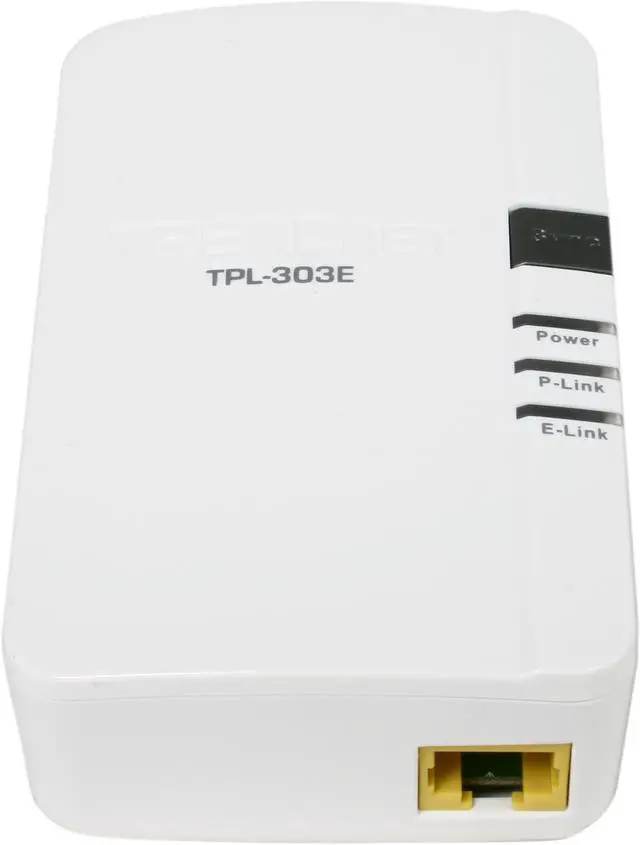 Alt view image 2 of 5 - TRENDnet TPL-303E Powerline Network Adapter Up to 200Mbps