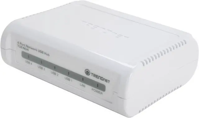 Main image of TRENDnet TU2-NU4 4-Port Network USB Hub