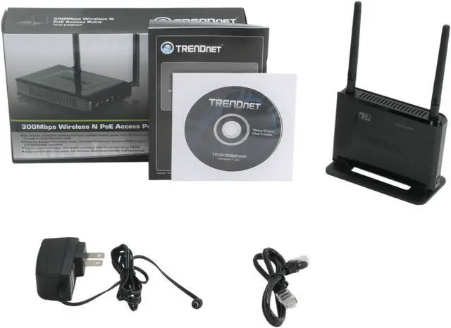 Alt view image 2 of 2 - TRENDnet TEW-638PAP 300Mbps Wireless N PoE Access Point
