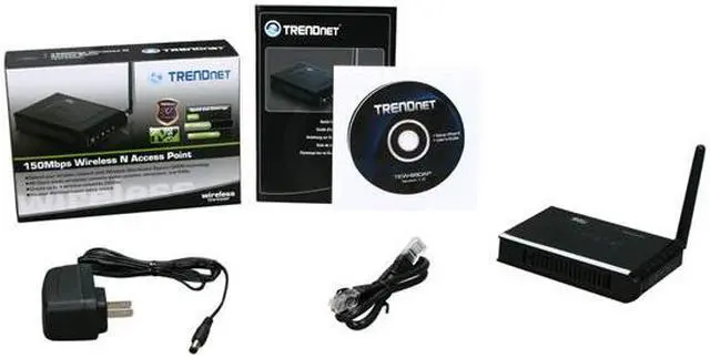 Alt view image 6 of 6 - TRENDnet TEW-650AP Wireless N150 18 dBm Access Point, WDS, Repeater and AP Client Bridge
