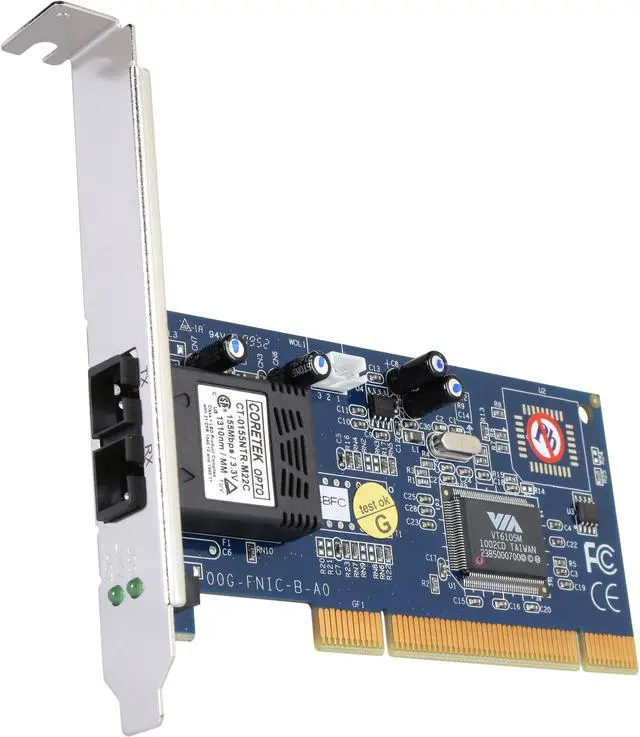 TRENDNET Ethernet Adapters TE100-PCIFC [並行輸入品] TRENDnet 100Base Multi-Mode SC Fiber-to-PCI Adapter, Up to