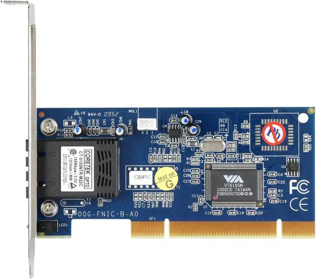 Alt view image 3 of 5 - TRENDnet 100Base Multi-Mode SC Fiber-to-PCI Adapter, Up to 2km, IEE 802.3x, 802.1Q, TE100-PCIFC