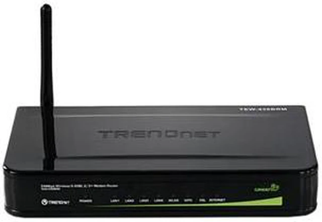 TRENDnet TEW-436BRM 54Mbps Wireless G ADSL 2/2+ Modem Router - Retail ...