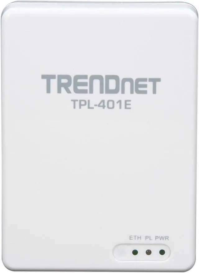 Alt view image 2 of 6 - TRENDnet TPL-401E2K Powerline 500 AV Gigabit Adapter Kit Up to 500Mbps