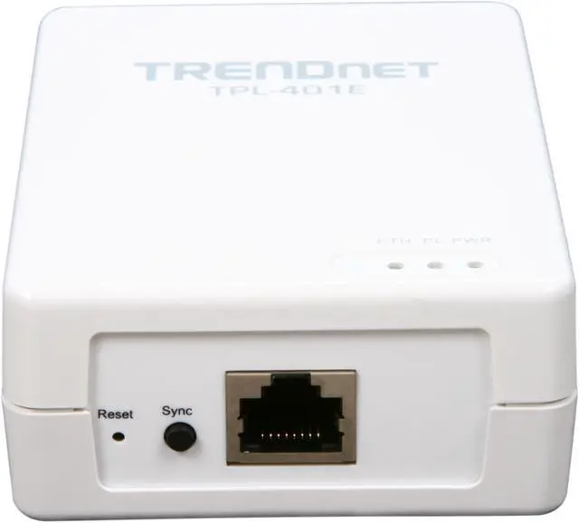 Alt view image 5 of 6 - TRENDnet TPL-401E2K Powerline 500 AV Gigabit Adapter Kit Up to 500Mbps