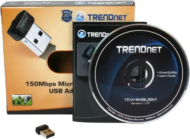 Alt view image 4 of 3 - TRENDnet Wireless N150 Micro USB Adapter, WPA2 Encryption, Easy Setup, Ultra Compact Design, QoS, Windows & Mac Compatible, TEW-648UBM