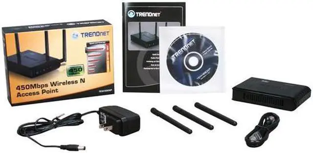 Alt view image 5 of 5 - TRENDnet Wireless N 450 Mbps 18 dBm, WDS and Repeater, TEW-690AP