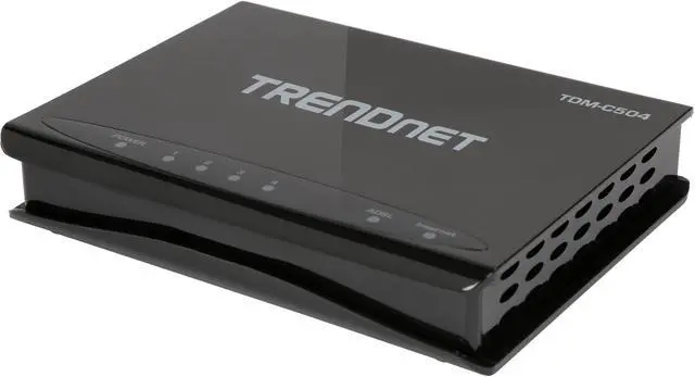 Main image of TRENDnet TDM-C504 4-Port ADSL 2/2+ Modem Router 1 x RJ11 WAN Ports 4 x 10/100Mbps LAN Ports