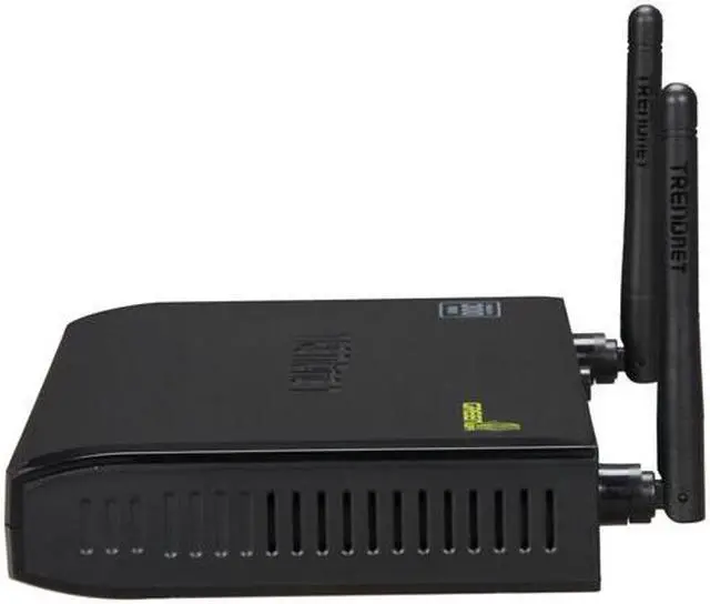 Alt view image 3 of 5 - TRENDnet TEW-658BRM N300 Wireless ADSL 2/2+ Modem Router IEEE 802.3u, IEEE 802.11b/g/n, Complies with ADSL/ADSL2/ADSL2+
