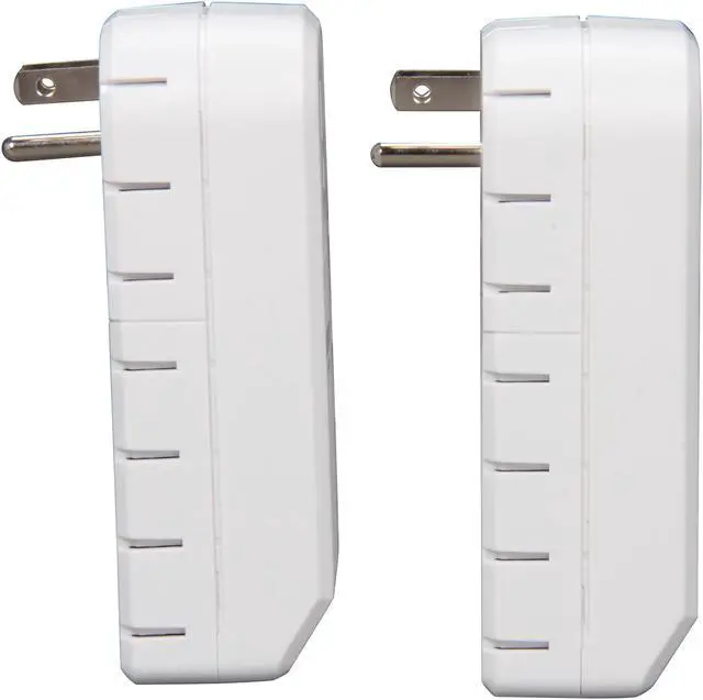 Alt view image 3 of 6 - TRENDnet TPL-402E2K Powerline AV Adapter Kit w/ Pass-through Up to 500Mbps