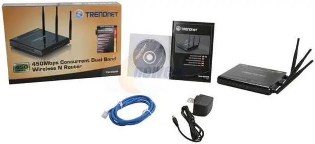 Alt view image 5 of 5 - TRENDnet TEW-692GR Concurrent Dual Band Wireless N900 Router