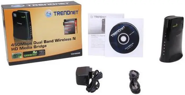Alt view image 5 of 5 - TRENDnet TEW-680MB N900 Dual Band Wireless Media Bridge