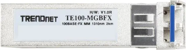 Alt view image 3 of 6 - TRENDnet TE100-MGBFX SFP (mini-GBIC) Module