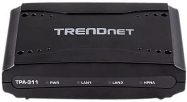 Alt view image 2 of 2 - TRENDnet TPA-311 Mid-Band Coaxial Network Adapter Up to 256Mbps (PHY Rate) Up to 193Mbps (Throughput)