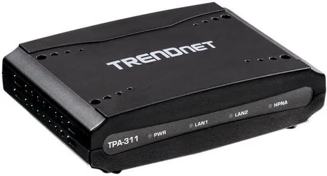 Main image of TRENDnet TPA-311 Mid-Band Coaxial Network Adapter Up to 256Mbps (PHY Rate) Up to 193Mbps (Throughput)