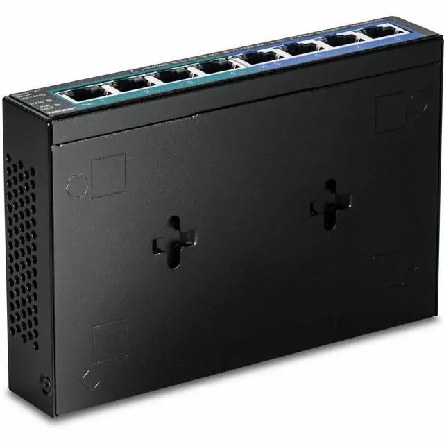 Alt view image 3 of 5 - TRENDnet 8-Port Gigabit GREENnet PoE+ Switch, 4 x Gigabit PoE-PoE+ Ports, 4 x Gigabit Ports, 61W Power Budget, 16 Gbps Switch Capacity, Ethernet Unmanaged Switch, Black, TPE-TG44G