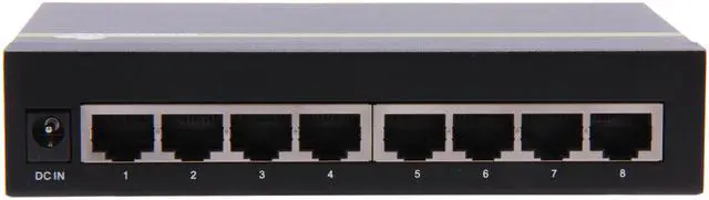 Alt view image 5 of 5 - TRENDnet 8-Port Gigabit PoE+ Switch, 8 x Gigabit PoE+ Ports, 123W PoE Power Budget, 16 Gbps Switching Capacity, Desktop Switch, Ethernet Network Switch, Metal, Black, TPE-TG80G
