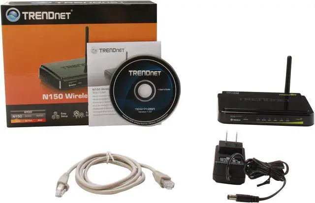 Alt view image 6 of 5 - TRENDnet TEW-712BR N150 Wireless Router IEEE 802.3/3u, IEEE 802.11b/g/n