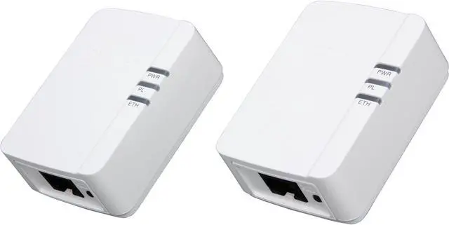 Main image of TRENDnet TPL-308E2K Powerline AV200 Nano Adapter Kit, Up to 200Mbps