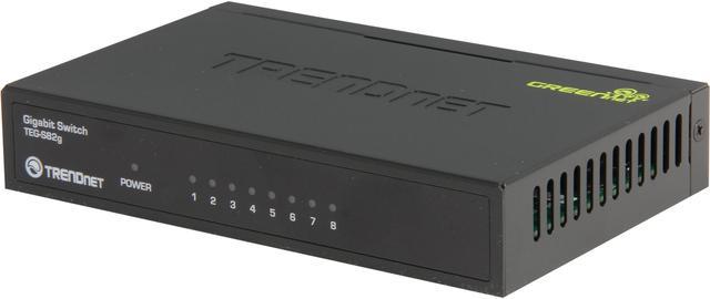 TRENDnet 8-Port Gigabit GREENnet Switch, Ethernet Network Switch