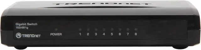 Alt view image 3 of 3 - TRENDnet TEG-S81g 8-Port Gigabit GREENnet Switch