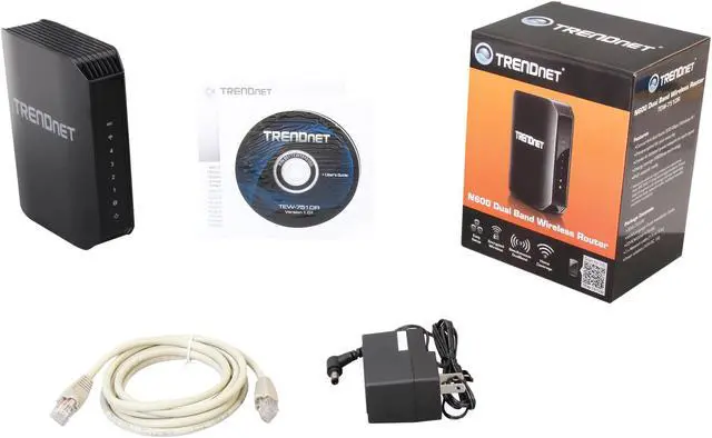 Alt view image 4 of 4 - TRENDnet TEW-751DR N600 Dual Band Wireless Router IEEE 802.11a/b/g/n, IEEE 802.3/3u