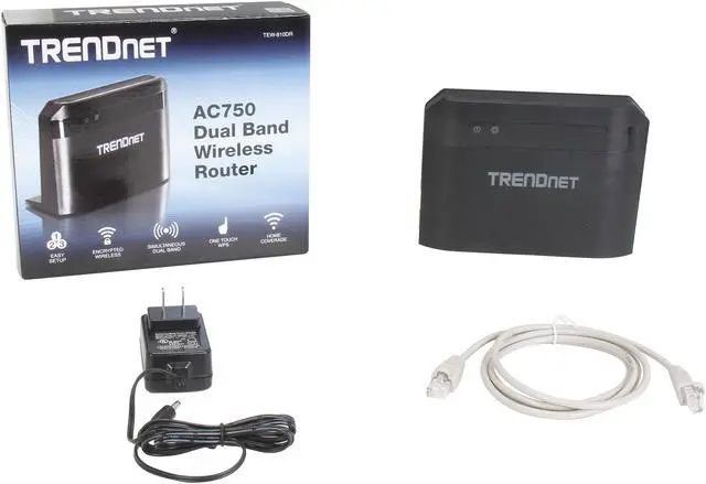 Alt view image 7 of 6 - TRENDnet TEW-810DR AC750 Dual-Band Wireless Router