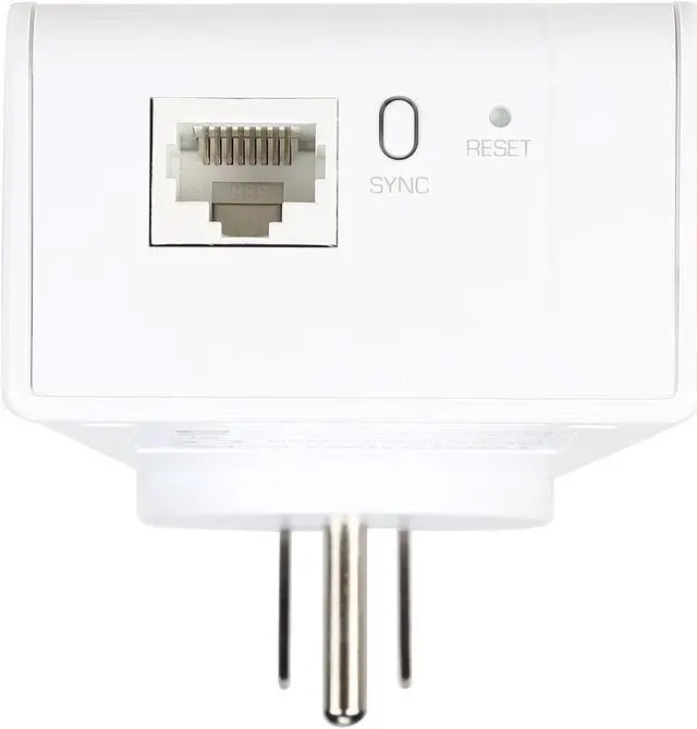 Alt view image 6 of 7 - TRENDnet AV2 1200 powerline adapter kit with built-in outlet