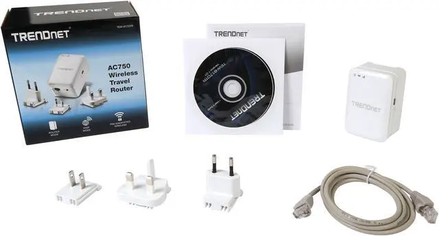 Alt view image 11 of 11 - TRENDnet TEW-817DTR AC750 Wireless Travel Router