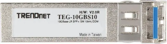 Alt view image 3 of 5 - TRENDnet SFP to RJ45 10GBASE-LR SFP+ Single Mode LC Module, TEG-10GBS10, Up to 10 km (6.2 Miles), Hot Pluggable SFP Transceiver, Duplex LC Connector, 1310nm, 3.3V Power Supply, Lifetime Protection