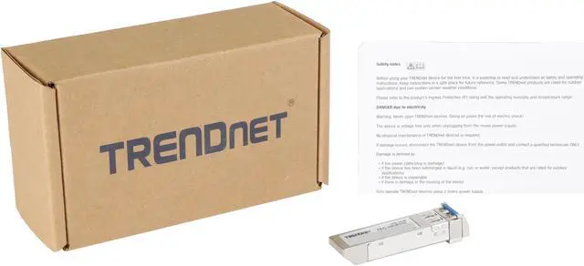 Alt view image 6 of 5 - TRENDnet SFP to RJ45 10GBASE-LR SFP+ Single Mode LC Module, TEG-10GBS10, Up to 10 km (6.2 Miles), Hot Pluggable SFP Transceiver, Duplex LC Connector, 1310nm, 3.3V Power Supply, Lifetime Protection