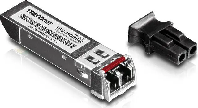 Alt view image 5 of 8 - TRENDnet SFP to RJ45 10GBASE-ER SFP+ Single Mode LC Module, TEG-10GBS40, Up to 40 km (24.9 Miles), Hot Pluggable SFP+ Transceiver, 1550nm Wavelength, 3.3 V Power Supply, Lifetime Protection