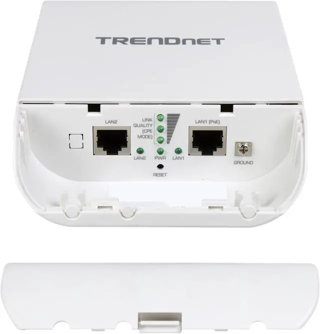 Alt view image 4 of 5 - TRENDnet 10dBi Wireless N300 Outdoor PoE Access Point, TEW-740APBO, Point-to-Point (2.4 GHz), Multiple SSID, AP, WDS, Client Bridge, WISP, IPX6 Rated Housing, Built-in 10 dBi Directional Antenna