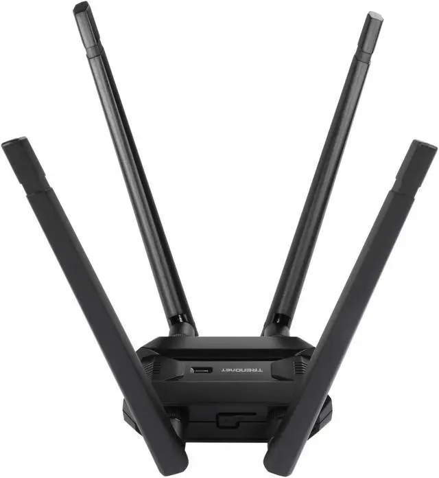 Alt view image 13 of 15 - TRENDnet AC1900 High Power Dual Band Wireless USB Adapter, TEW-809UB, Stream 4K HD Video, Windows-Mac OS Compatible, USB 3.0 to USB Type A, Black