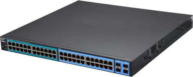 Main image of TRENDnet TL2-PG484 48-Port Gigabit PoE+ Managed Layer 2 Switch with 4 shared SFP slots