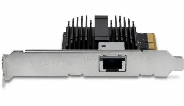 Alt view image 3 of 9 - TRENDnet TEG-10GECTX 10 Gigabit PCIe Network Adapter
