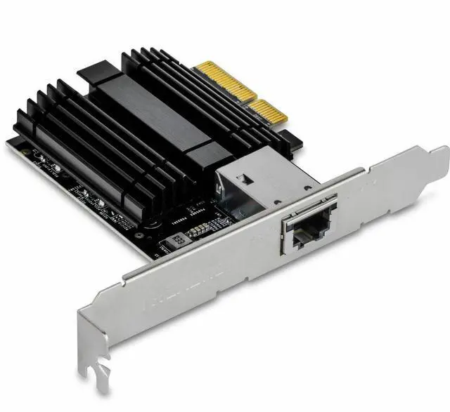 Alt view image 5 of 9 - TRENDnet TEG-10GECTX 10 Gigabit PCIe Network Adapter