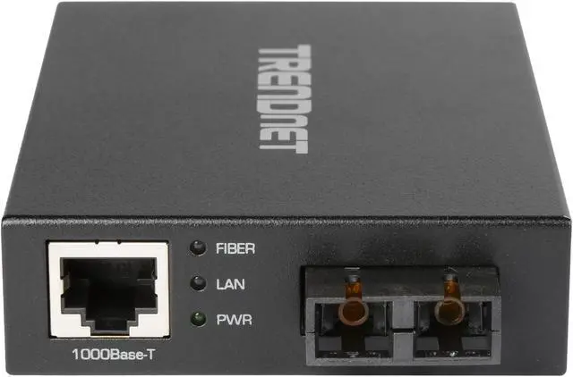 Alt view image 3 of 6 - TRENDnet 1000Base-T to 1000Base-SX Multi-Mode SC Fiber Converter, Up to 550m (1800 ft.), 2 Gbps Switching Capacity, TFC-GMSC