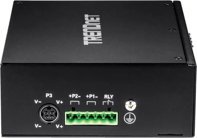 Alt view image 4 of 8 - TRENDnet 10-Port Hardened Industrial Gigabit DIN-Rail Switch, 20Gbps Switching Capacity, DIN-Rail And Wall Mounts Included, Dual Redundant, Two RJ-45/SFP Ports, Lifetime Protection, Black, TI-G102