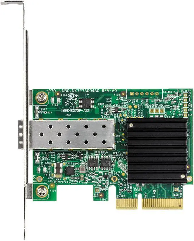 Alt view image 2 of 5 - TRENDnet 10 Gigabit PCIe SFP+ Network Adapter, Convert A PCIe Slot Into A 10G SFP+ Slot, Supports 802.1Q, Standard & Low-Profile Brackets Included, Compatible With Windows & Linux, Black, TEG-10GECSFP