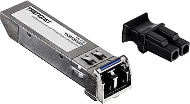 Main image of TRENDnet SFP to RJ45 Industrial Single-Mode LC Module, TI-MGBS40, Up to 2 km (1.2 miles), 1000Base-EX Industrial SFP, IEEE 802.3z Gigabit Ethernet, Data Rates of up to 1.25Gbps