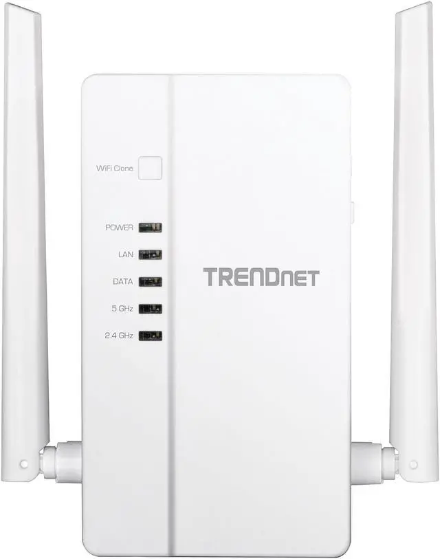 Alt view image 2 of 9 - TRENDnet Wi-Fi Everywhere Powerline 1200 AV2 AC1200 Wireless Access Point, Built-in Concurrent Dual-Band, 3 x Gigabit Ports, MIMO, Beamforming, White, TPL-430AP