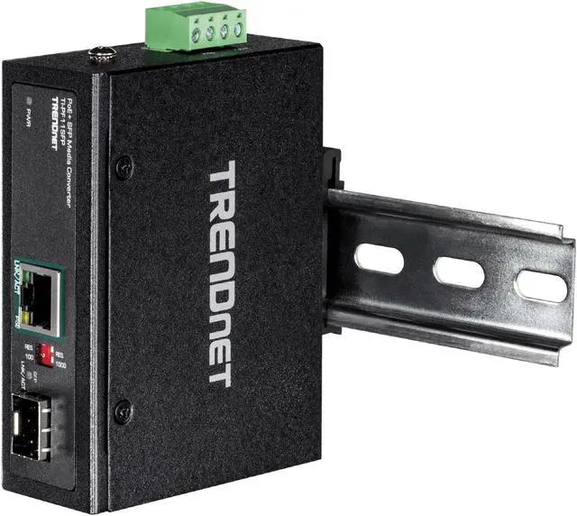 Alt view image 6 of 7 - TRENDnet TI-PF11SFP Industrial SFP to Gigabit PoE+ Media Converter