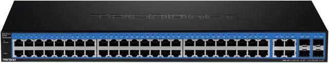 Alt view image 2 of 3 - TRENDnet TEG-524WS 52-Port Gigabit Web Smart Switch